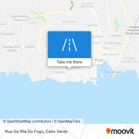 Rua Da Ilha Do Fogo map