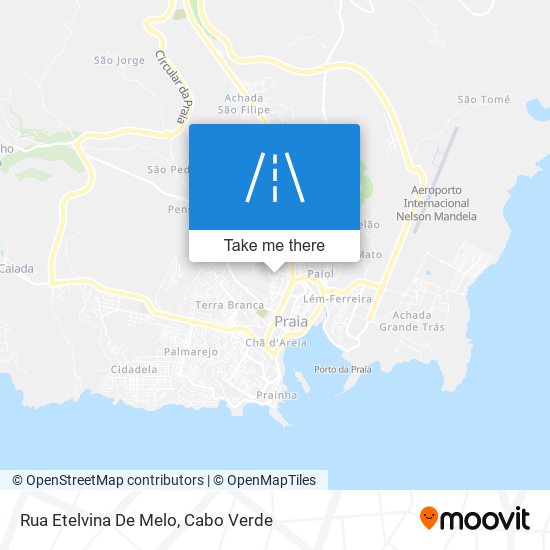 Rua Etelvina De Melo mapa
