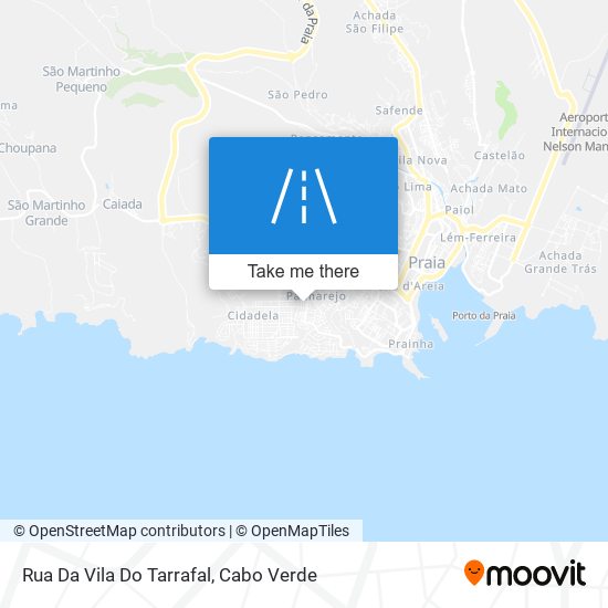 Rua Da Vila Do Tarrafal map