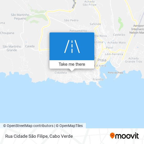 Rua Cidade São Filipe map