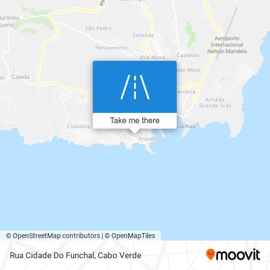 Rua Cidade Do Funchal mapa