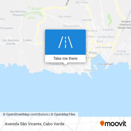 Avenida São Vicente map