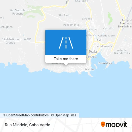 Rua Mindelo map