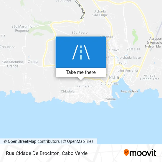 Rua Cidade De Brockton map