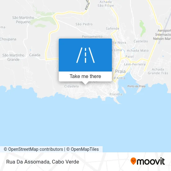 Rua Da Assomada map
