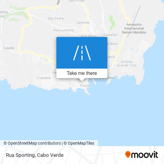 Rua Sporting mapa