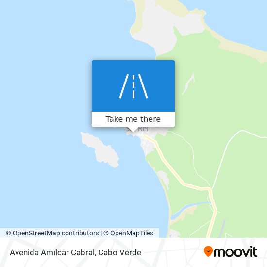 Avenida Amílcar Cabral mapa
