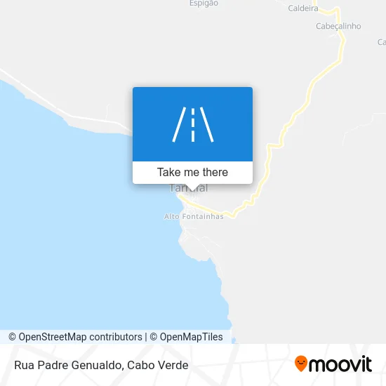 Rua Padre Genualdo map