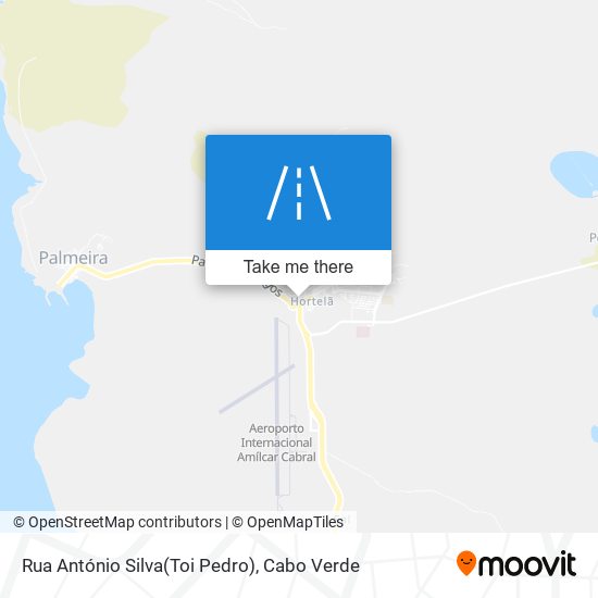 Rua António Silva(Toi Pedro) mapa