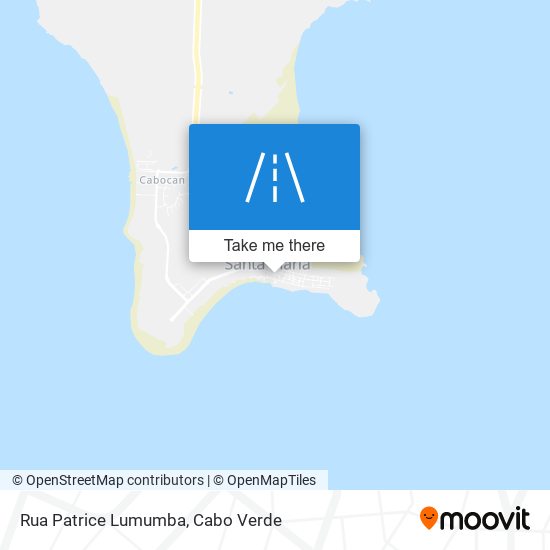 Rua Patrice Lumumba mapa