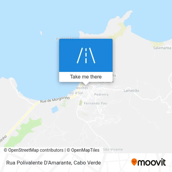 Rua Polivalente D'Amarante map