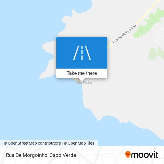 Rua De Morgoinho mapa