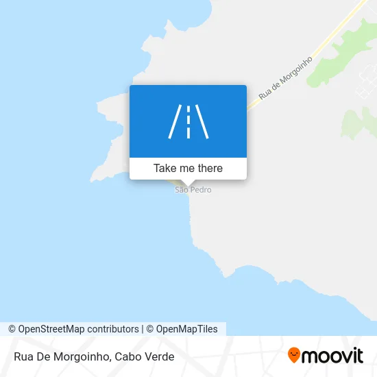 Rua De Morgoinho map