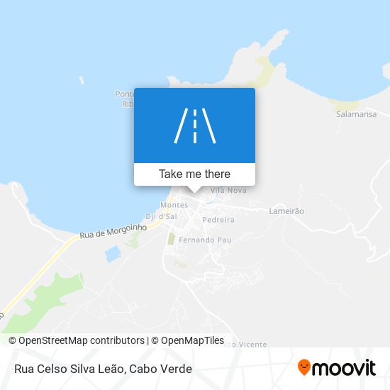 Rua Celso Silva Leão mapa