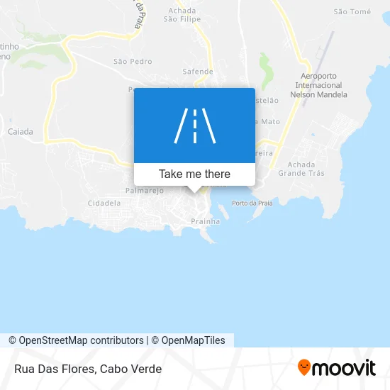 Rua Das Flores map