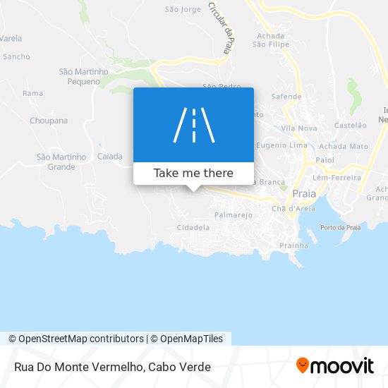 Rua Do Monte Vermelho map