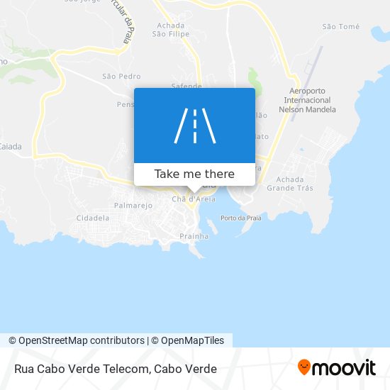 Rua Cabo Verde Telecom mapa