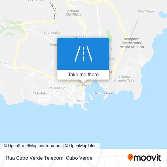 Rua Cabo Verde Telecom map