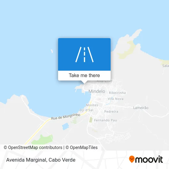 Avenida Marginal map