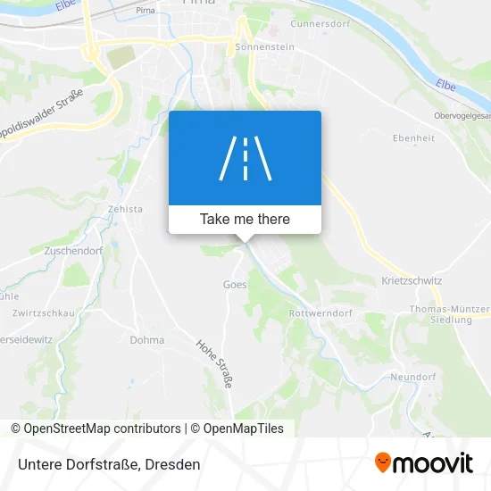 Карта Untere Dorfstraße