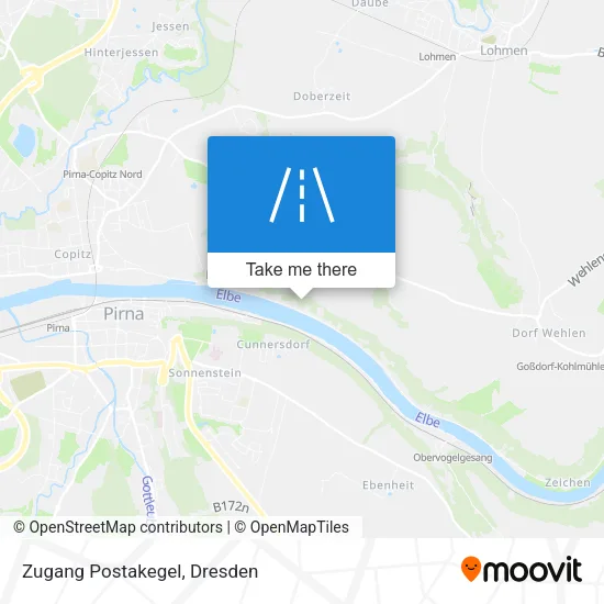 Карта Zugang Postakegel