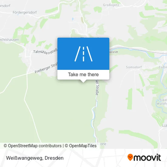 Карта Weißwangeweg