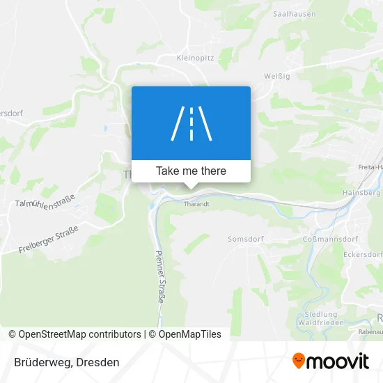 Карта Brüderweg