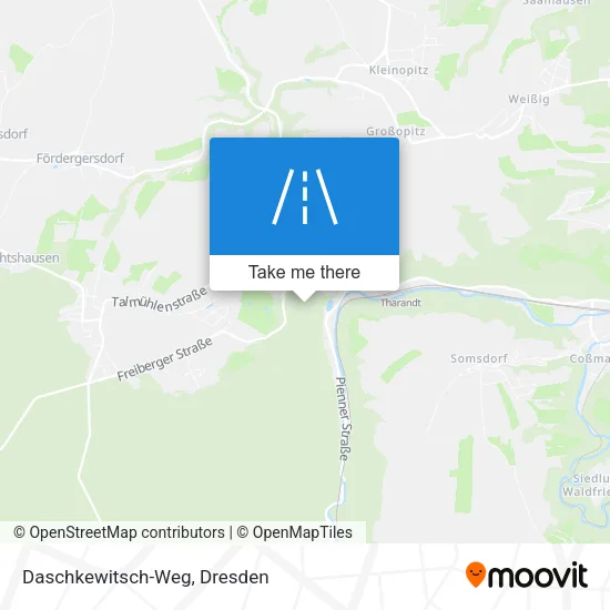 Карта Daschkewitsch-Weg