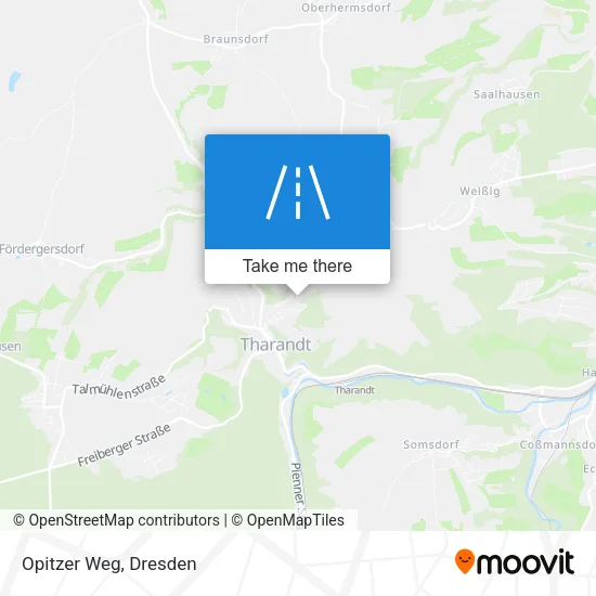 Карта Opitzer Weg