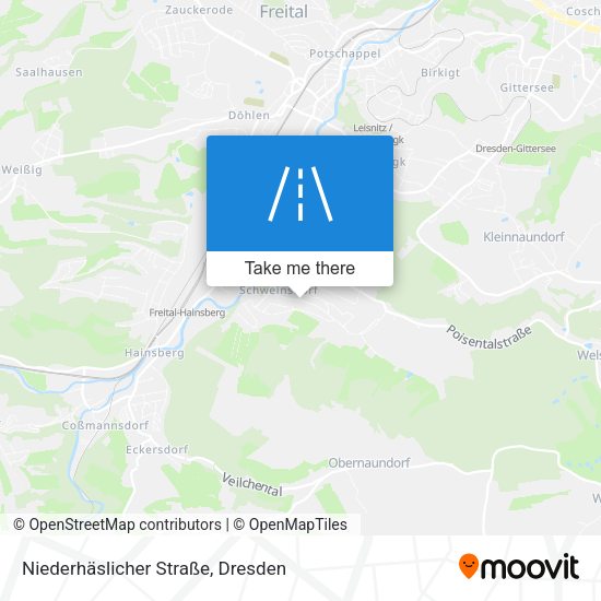 Niederhäslicher Straße map