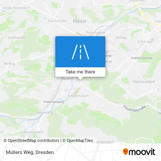 Карта Müllers Weg