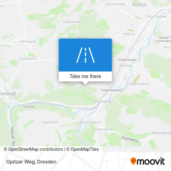 Карта Opitzer Weg