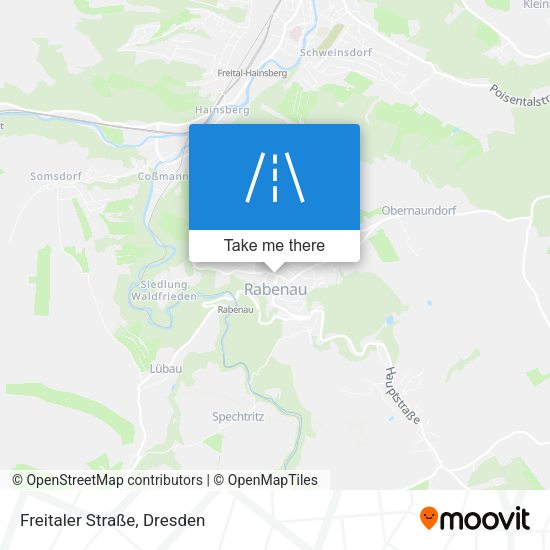 Freitaler Straße map