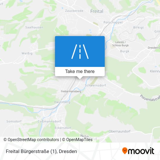 Freital Bürgerstraße (1) map