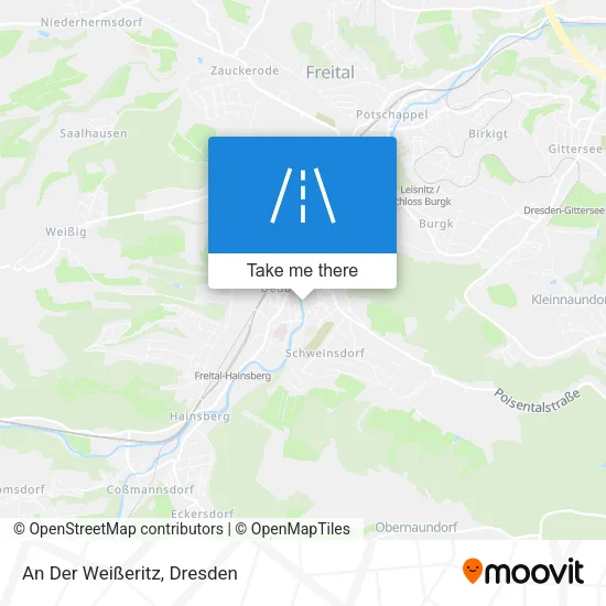 Карта An Der Weißeritz