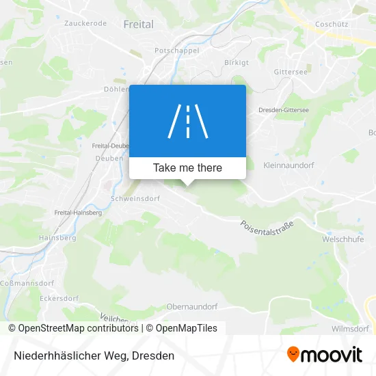Карта Niederhhäslicher Weg