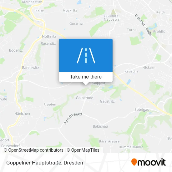 Карта Goppelner Hauptstraße