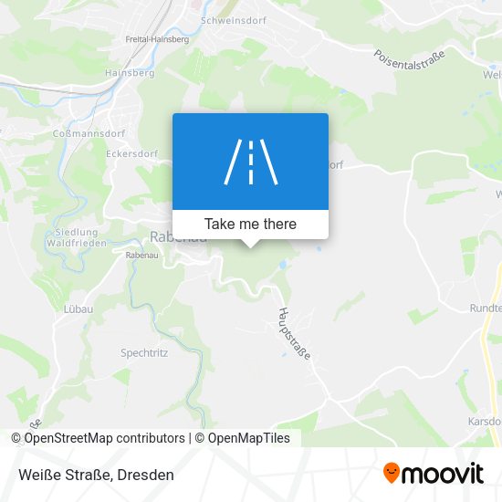 Weiße Straße map