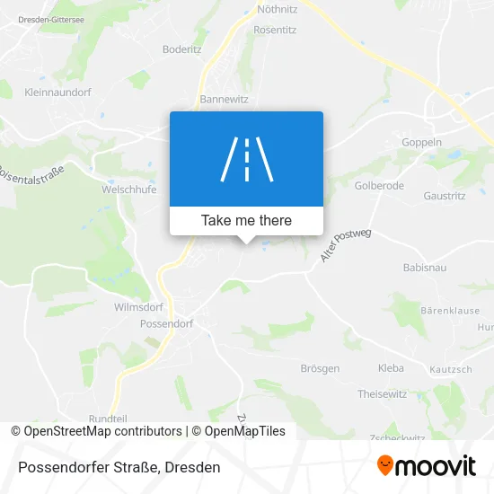 Карта Possendorfer Straße
