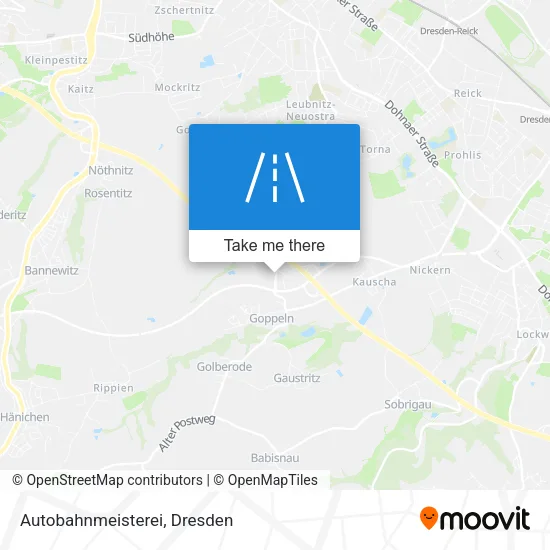 Карта Autobahnmeisterei