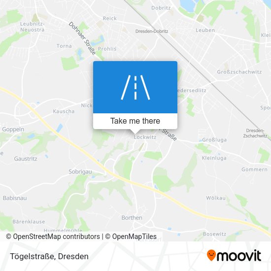 Tögelstraße map