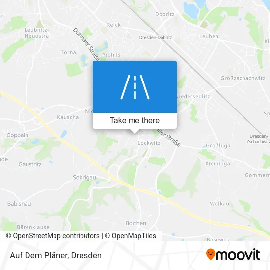 Карта Auf Dem Pläner