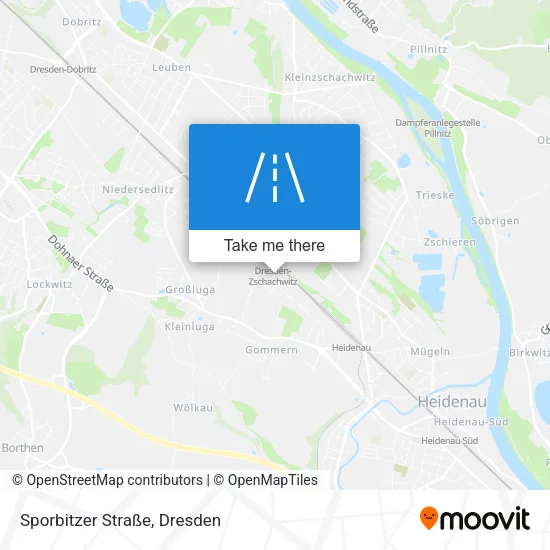 Карта Sporbitzer Straße