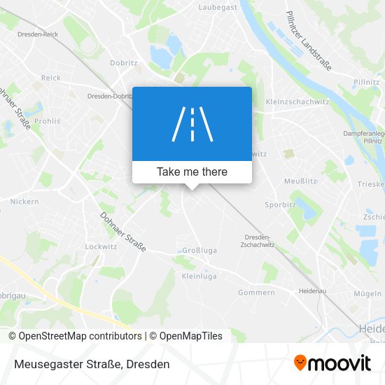 Meusegaster Straße map