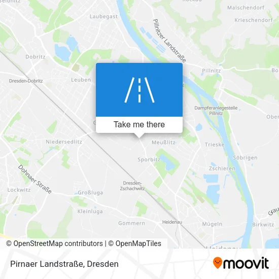Pirnaer Landstraße map