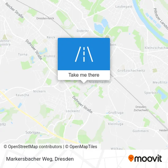 Карта Markersbacher Weg