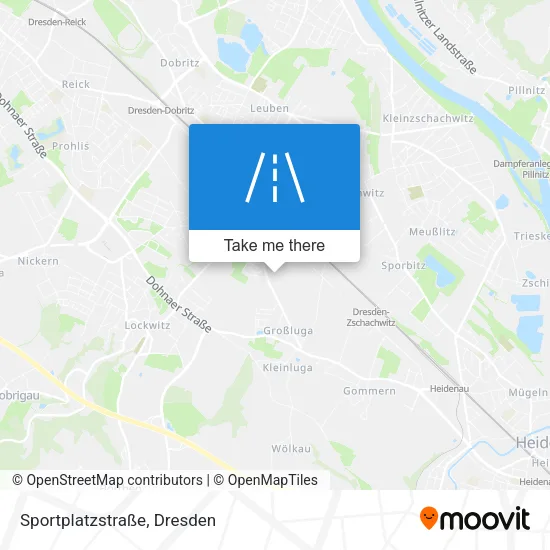 Карта Sportplatzstraße