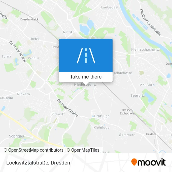 Карта Lockwitztalstraße