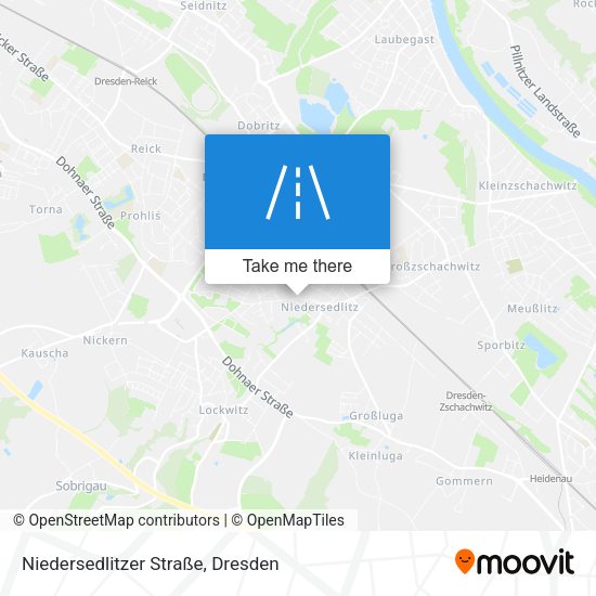 Niedersedlitzer Straße map