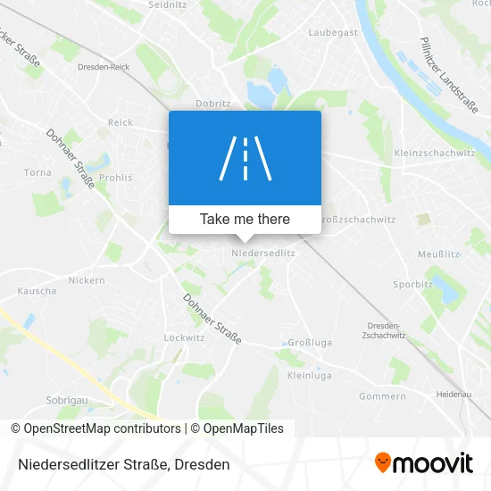 Карта Niedersedlitzer Straße